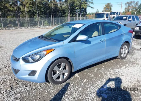 2011 Hyundai Elantra Gls (Ulsan Plant) z USA, uszkodzony, nr VIN KMHDH4AEXBU090163